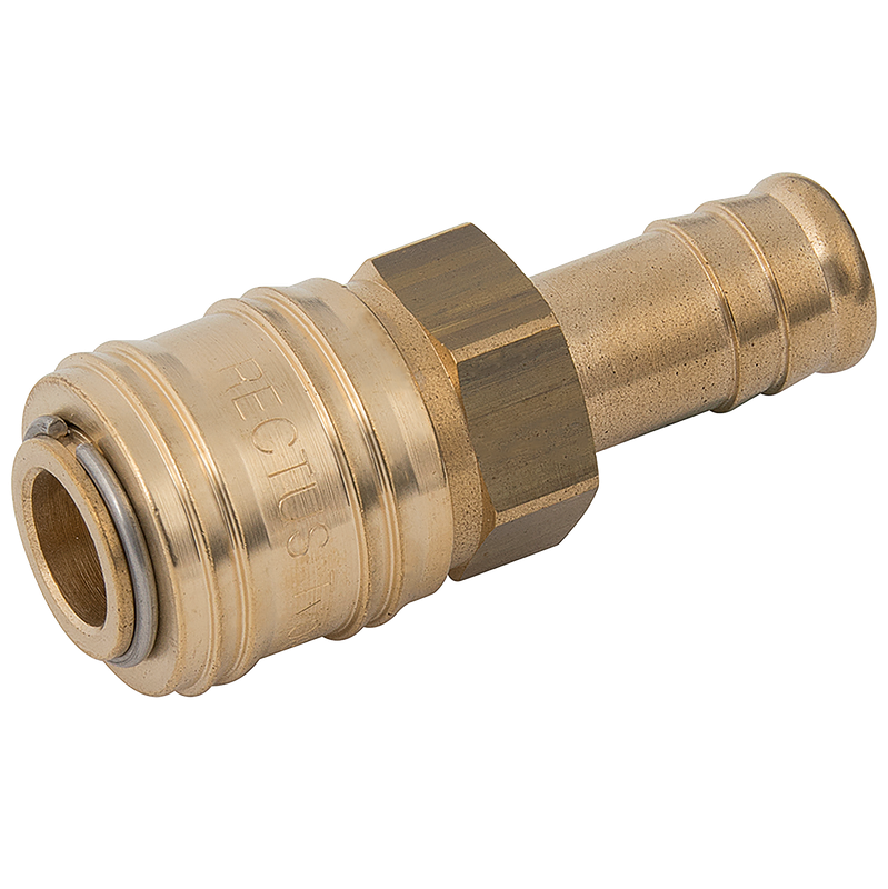 HOSETAIL  COUPLING BRASS UNPLATED