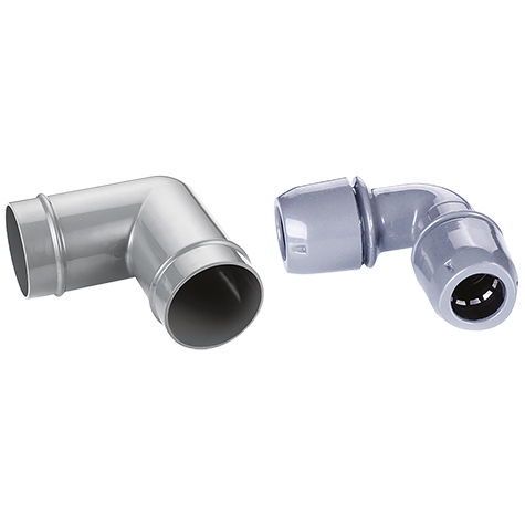 40MM 90 ELBOW AIRPIPE CONNECTOR