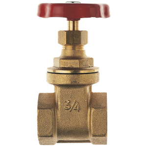 BSP FEM HEAVY BRASS GATE VALVE