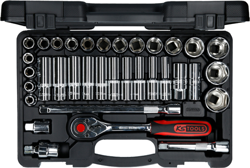 KS 1/2" CHROMEplus Socket Set