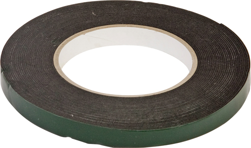 D/Sided Adhv Foam Tape Green 12mm x10m