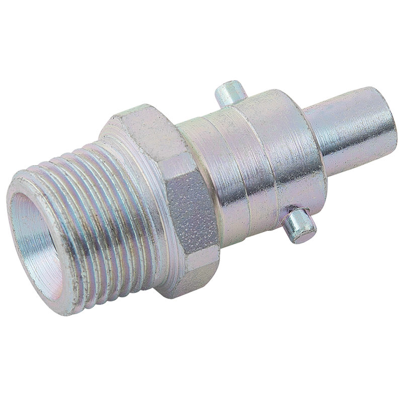 BSPT MALE STEEL ZINC ADAPTOR