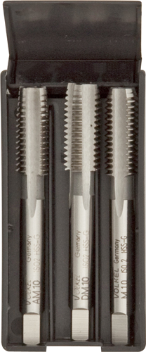 Hand Taps HSS-G 3-Piece Set M10