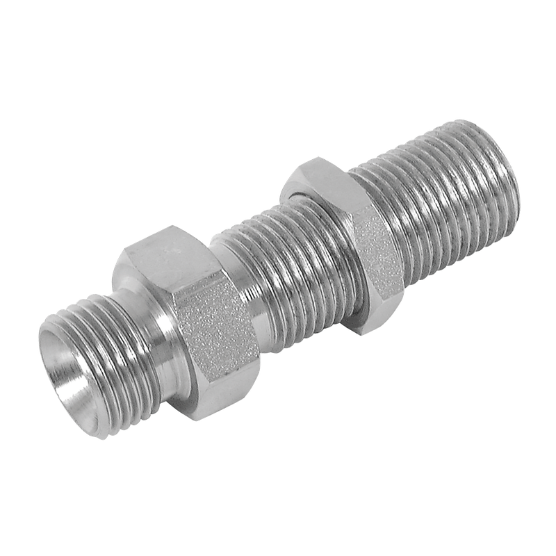 BSPP M/M BULKHEAD & LOCKNUT