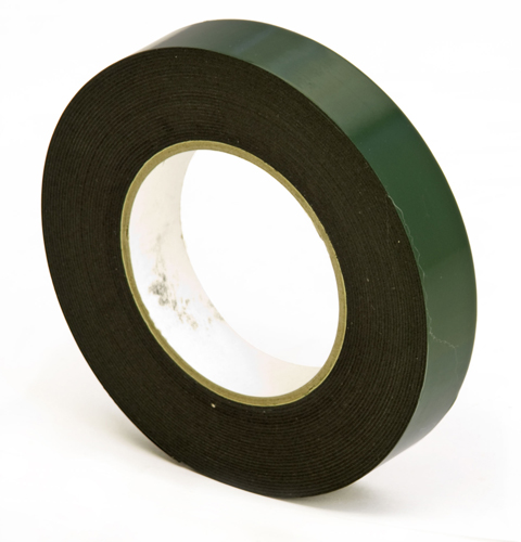 D/Sided Adhv Foam Tape Green 50mm x10m