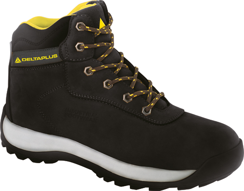 DELTAPLUS Leather Hiker Safety Boots Black 8