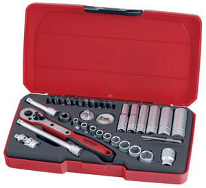TENG 1/4 Dr Socket Set 36-pce