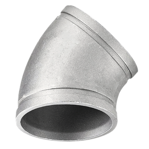 45  ALUMINIUM ELBOW WITH GROOVED ENDS