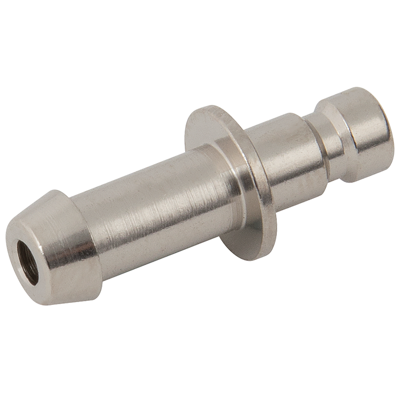 HOSE TAIL PLUG BRASS NICKEL