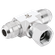 3/4 JIC SWIVEL FEM BRANCH TEE ST/ST