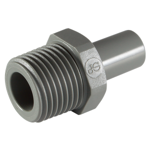 3/8 OD X BSPP MALE STEM ADAPTOR