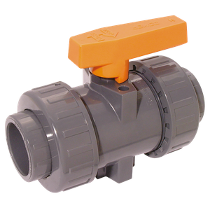 ID ABS BALL VALVE DOUBLE UNION