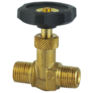 BSPT EQUAL MALE BRASS NEEDLE VALVE