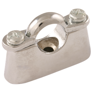 OD HOSPITAL PIPE CLIP CHROME PLATE