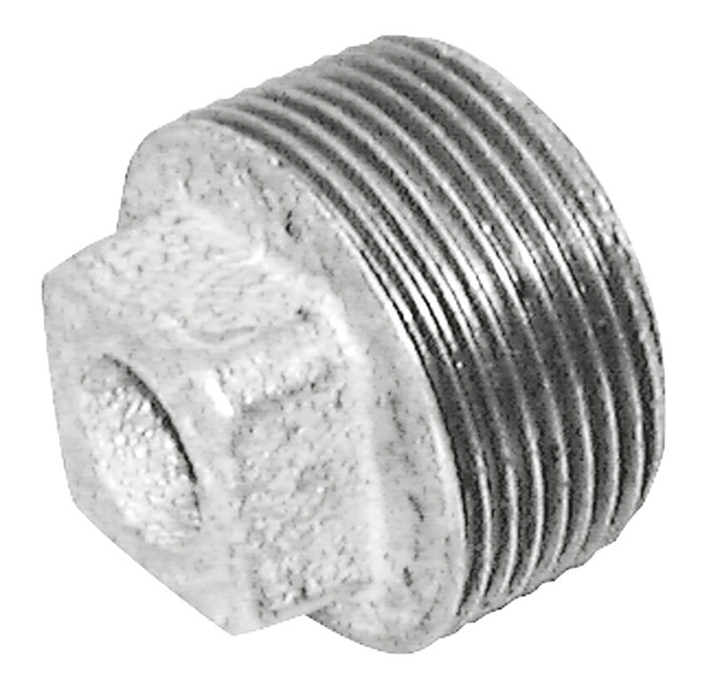 BSPT MALE HOLLOW PLUG FIG147 GALV