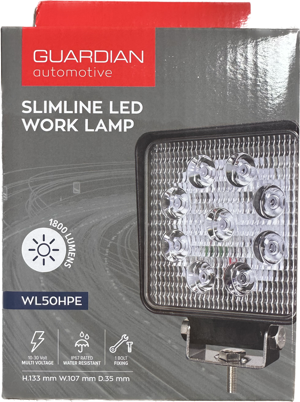 Slimline LED Work Lamp 12/24V