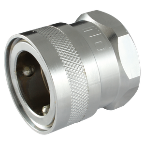 1 COUPLER WITH VALVE X 1 BSP FEMALE