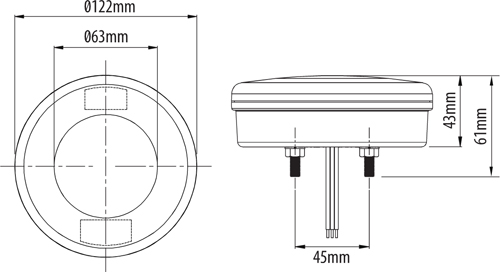 LED 5" Stop/Ind Tail Lamp