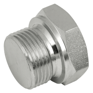 BSPP MALE SOLID PLUG STEEL