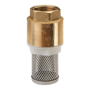 BSP FEM BRASS YORK FOOT VALVE