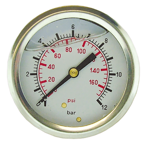 100MM 1/2in G/GAGE CON  RANGE PSI