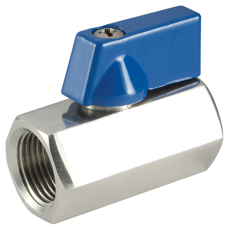 F/F 316 ST/ST HEX MINI BALL VALVE