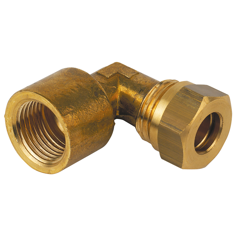 OD X BSPP FEM  BRASS ELBOW