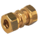 1/2 OD EQUAL BRASS COUPLING