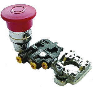 LATCHING PUSH BUTTON 4MM PUSHIN NC