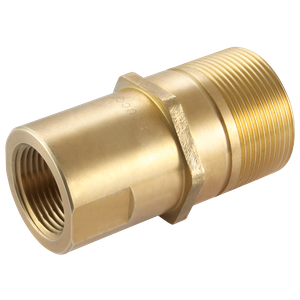 NPTF BRASS COUPLING