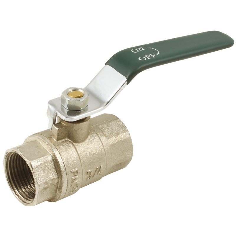 BSPP BALL VALVE F/F GREEN HANDLE