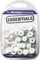 Number Plate Screws W/Hinged Cap White