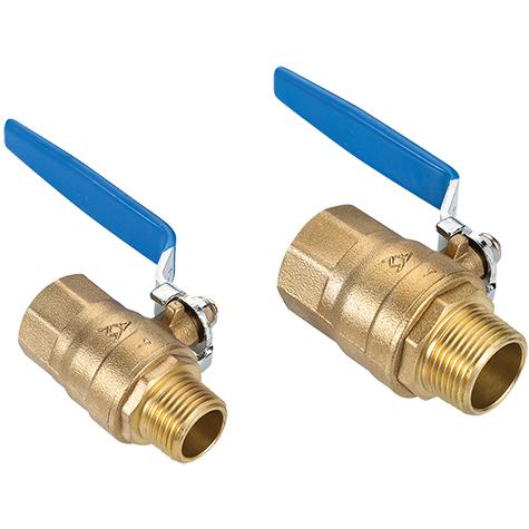 MALE/FEM BRASS AIRPIPE BALL VALVE