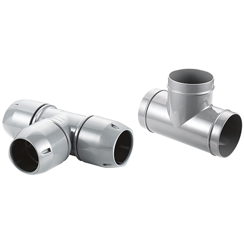 50MM EQUAL TEE AIRPIPE CONNECTOR