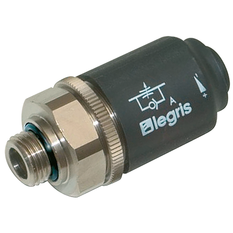 G1/8 X 6MM MALE BSPP FLOW CONTROL REG.