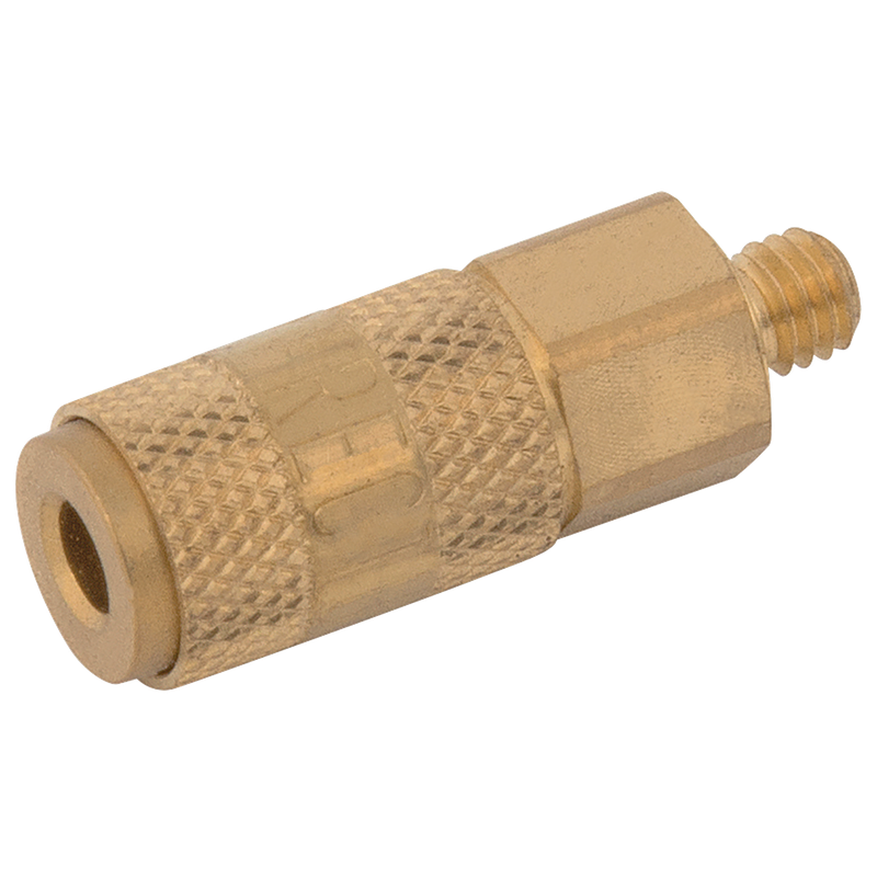 M3 METRIC MALE COUPLING BRASS UNPLATED