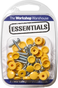 Number Plate Screws W/Hinged Cap Yellw