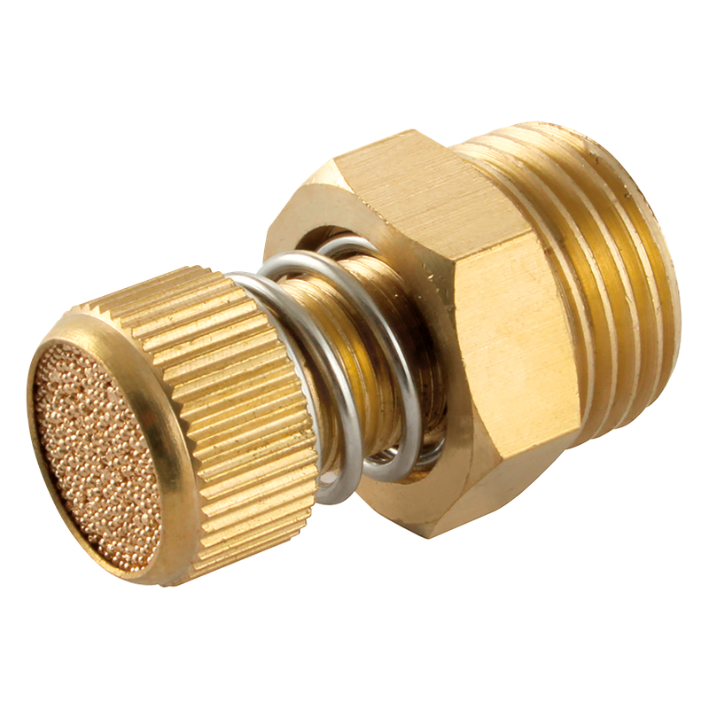 BSPP MALE SILENCER BRASS