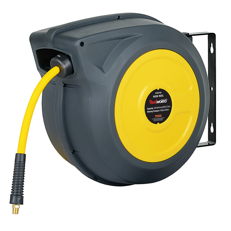 1/2 HOSE ID 15M AIR HI-VIS HOSE REEL