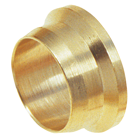 1/4 OD COMPRESSION RING BRASS