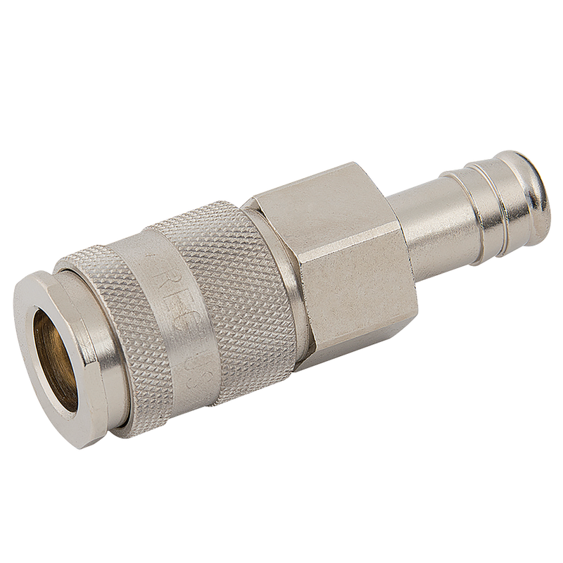 HOSETAIL  COUPLING BRASS NICKEL