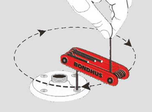 BONDHUS Fold-Up Set Metric 6-pce