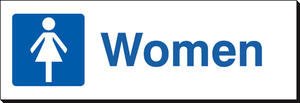 Women 120 x 360mm Sign