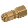 M5 METRIC FEM  COUPLING DS BRASS