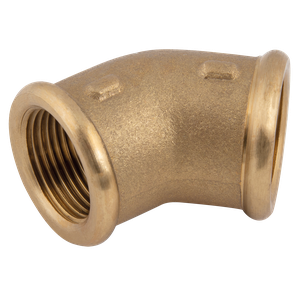 FXF BRASS 45 ELBOW