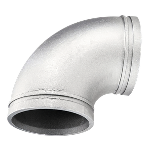 90  ALUMINIUM ELBOW WITH GROOVED ENDS