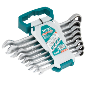 RATCHET SPANNER SET  2 SIZES 8-19MM