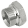 3/8  BSPP X 1/8  BSPP M/F BUSH STEEL