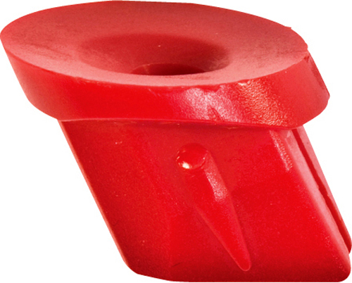 Lock Nuts Round Angled Dark Red