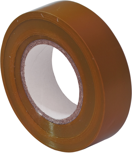 PVC Insulation Tape 19mm Brown 20m